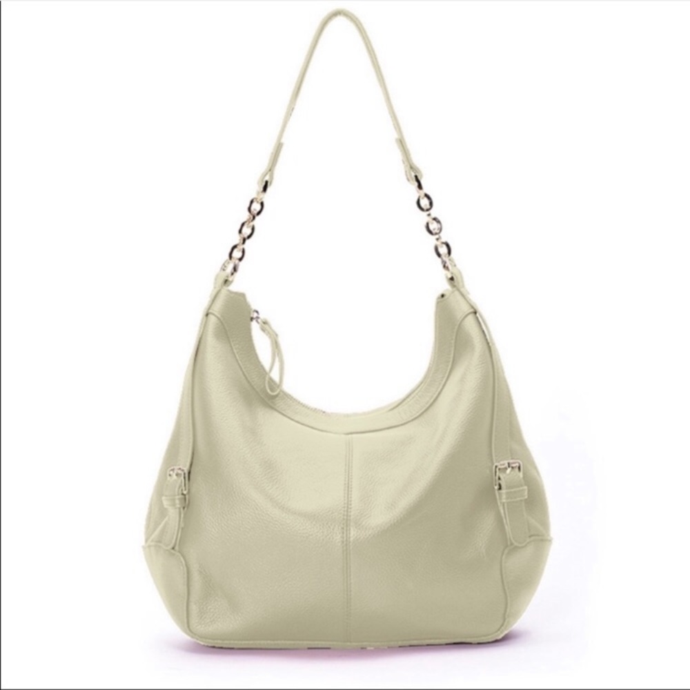 Ora Delphine Cream Hobo Bag